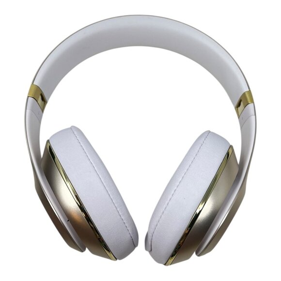 Beats by Dr Dre Studio2 Apple Wireless Headphones Over Ear Gold White WORKS - Picture 1 of 15